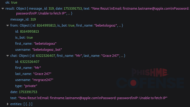 Weaponizing Telegram Bots- How Threat Actors Exfiltrate Credentials_Figure4