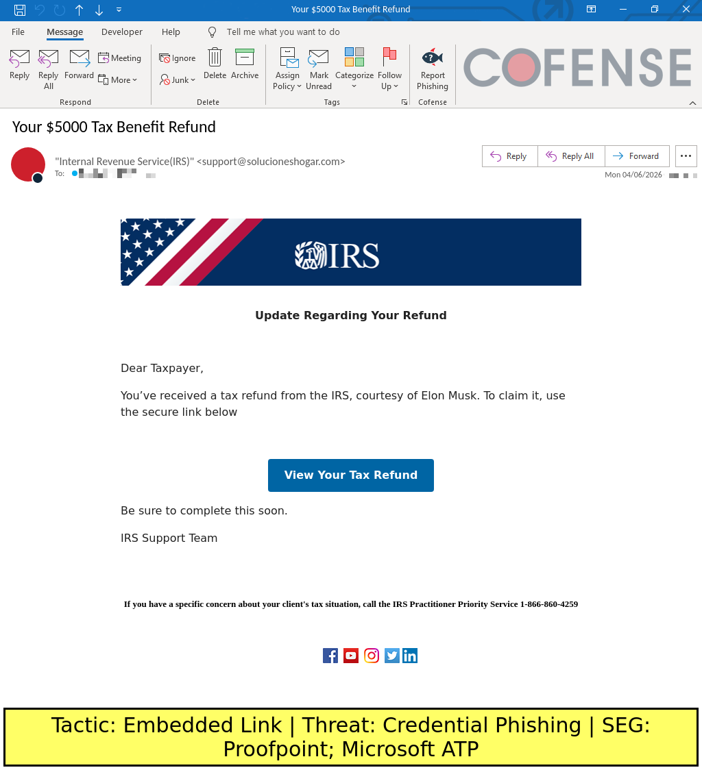 IRS-Themed Phishing IRS-Themed Phishing