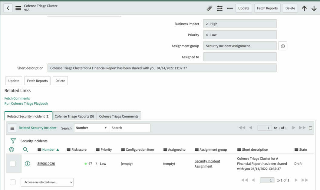 Incident Response - Incident Creation View - Infographic