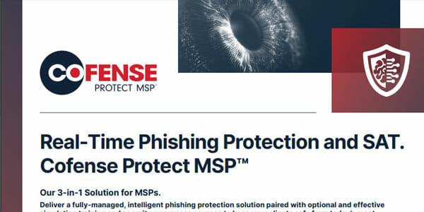 Cofense Protect MSP Datasheet Screenshot