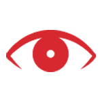 Eye icon symbolizing monitoring and threat detection